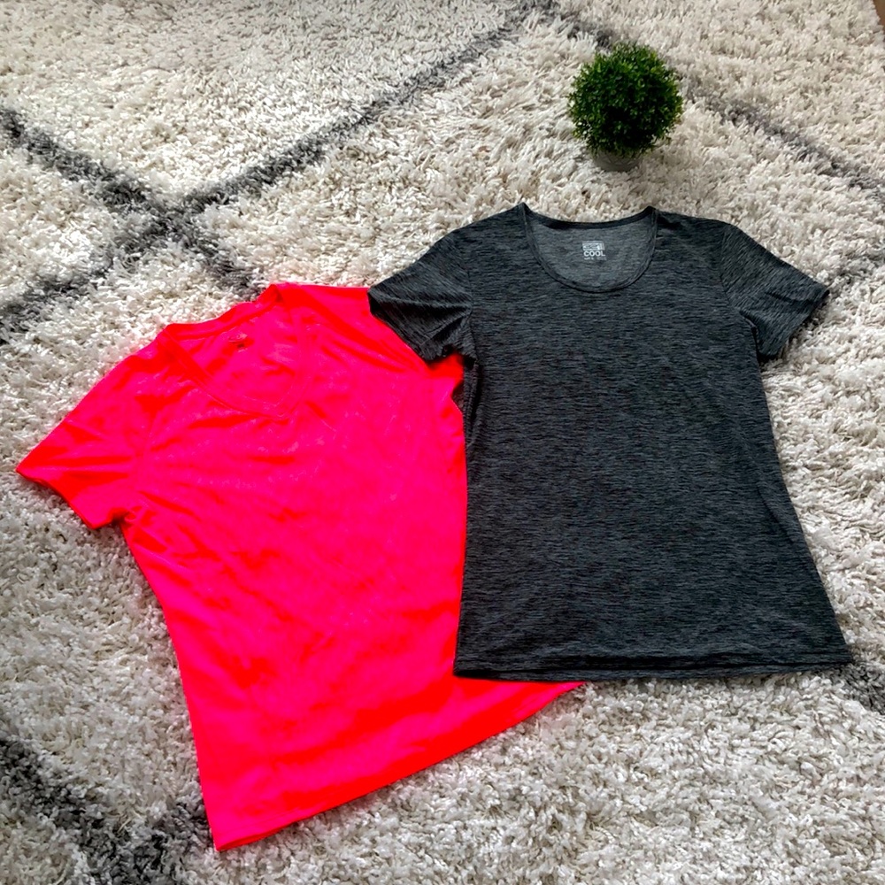 Champion Workout T-shirt and Weatherproof Workout T-shirt Size M